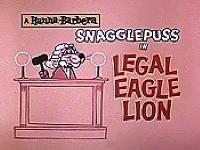 Click to watch 'Legal Eagle Lion' (popup) Snagglepuss